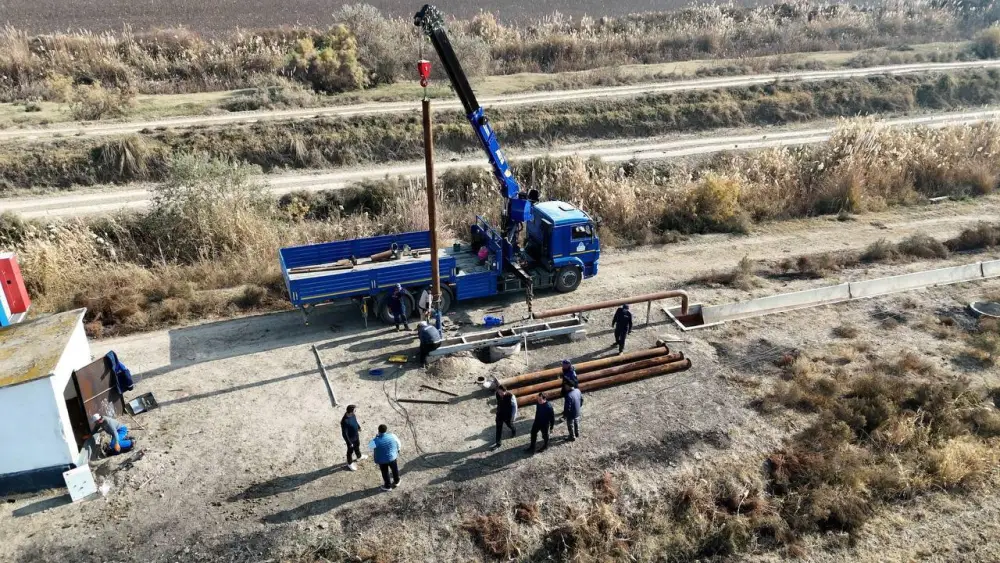 Строительно-монтажные работы по восстановлению 512 скважин вертикального дренажа завершаются в Туркестанской области (4)