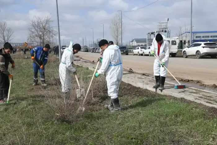 Крупные предприятия Индустриального парка №1 присоединились к акции «Таза Қазақстан» (6)