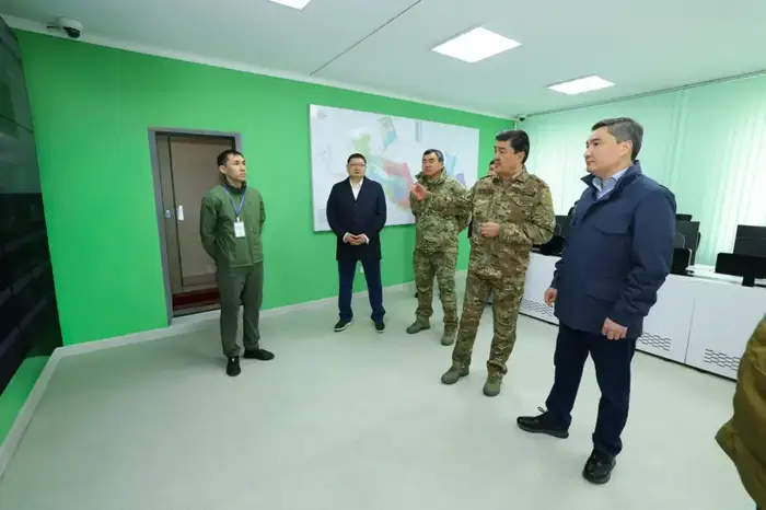 В области Абай проведены учения по тушению условного лесного пожара с применением современных технологий (6)