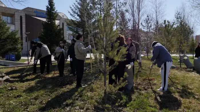 Студенты столицы массово поддерживают «Таза Қазахстан» (2)