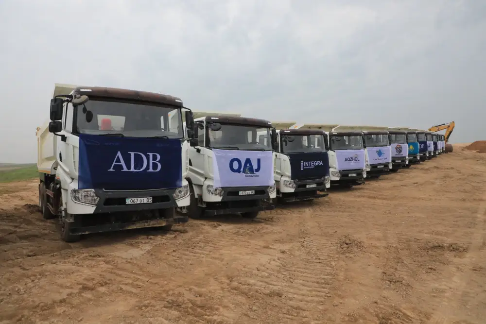 В ТУРКЕСТАНСКОЙ ОБЛАСТИ НАЧАЛОСЬ СТРОИТЕЛЬСТВО ОБЪЕЗДНОЙ ДОРОГИ ГОРОДА САРЫАГАША - ВАЖНЕЙШЕГО ДЛЯ МЕЖДУНАРОДНОГО ТРАНЗИТА УЧАСТКА (8)