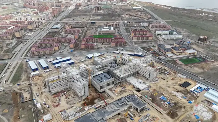 Крупные социальные объекты строятся в Кокшетау (3)