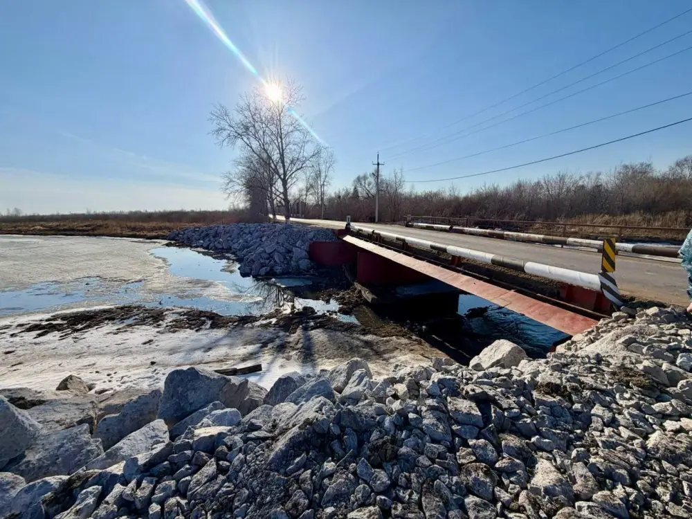 Аким региона проверил готовность региона к паводковому периоду (5)