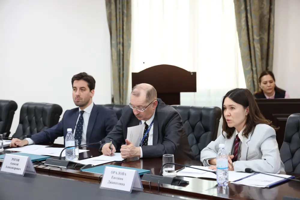 В Высшем Судебном Совете Республики Казахстан состоялась встреча Председателя Совета Дмитрия Малахова с Главой Офиса программ ОБСЕ в Астане Алексеем Роговым (3)