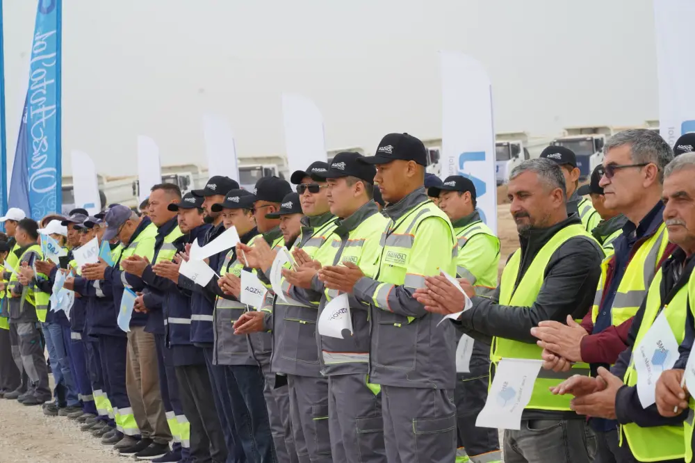 В ТУРКЕСТАНСКОЙ ОБЛАСТИ НАЧАЛОСЬ СТРОИТЕЛЬСТВО ОБЪЕЗДНОЙ ДОРОГИ ГОРОДА САРЫАГАША - ВАЖНЕЙШЕГО ДЛЯ МЕЖДУНАРОДНОГО ТРАНЗИТА УЧАСТКА (7)