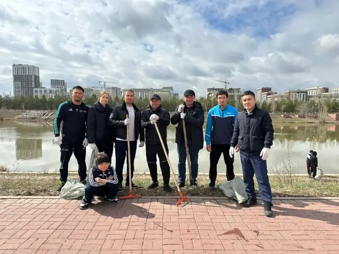 «Таза Қазақстан» в Астане: столичные спортсмены поддержали экологическую акцию (7)