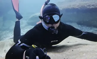 Очистка морского дна в Актау: дайвер Канат Абдиев демонстрирует красоту Каспия и способствует экологии региона