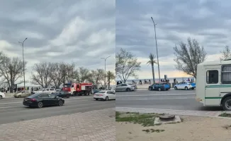 Пламя на горизонте: актаусцы в тревоге из-за дыма на набережной 14 микрорайона