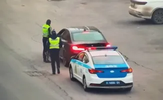 В Астане задержан 27-летний лихач на BMW, проехавший на красный со скоростью 133 км/ч