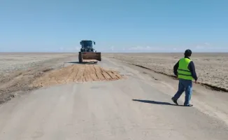 Жанаозен – Кендерли: ремонт трассы приостановлен из-за грузов для аэропорта