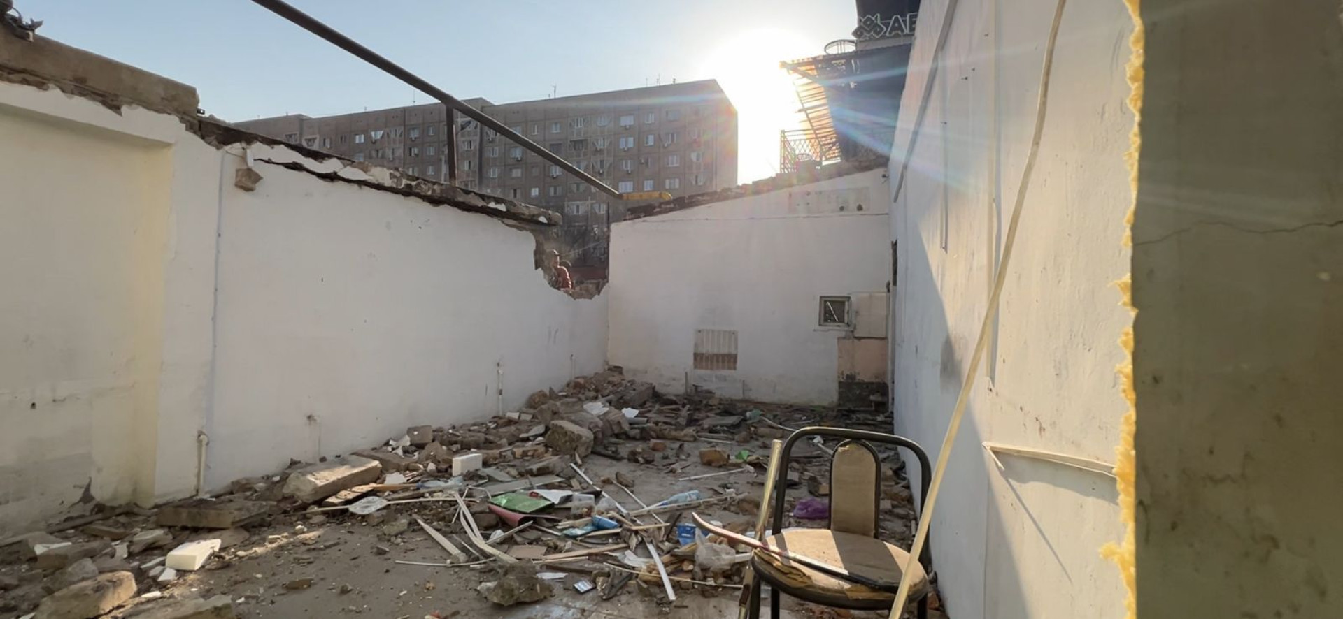 Снесённое помещение