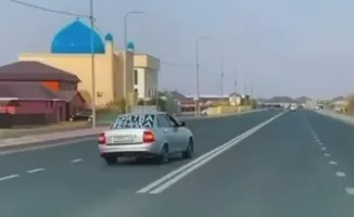 Свадебный кортеж в Атырау попал под внимание полиции