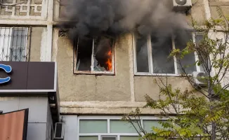 В Актау произошел пожар в квартире на втором этаже